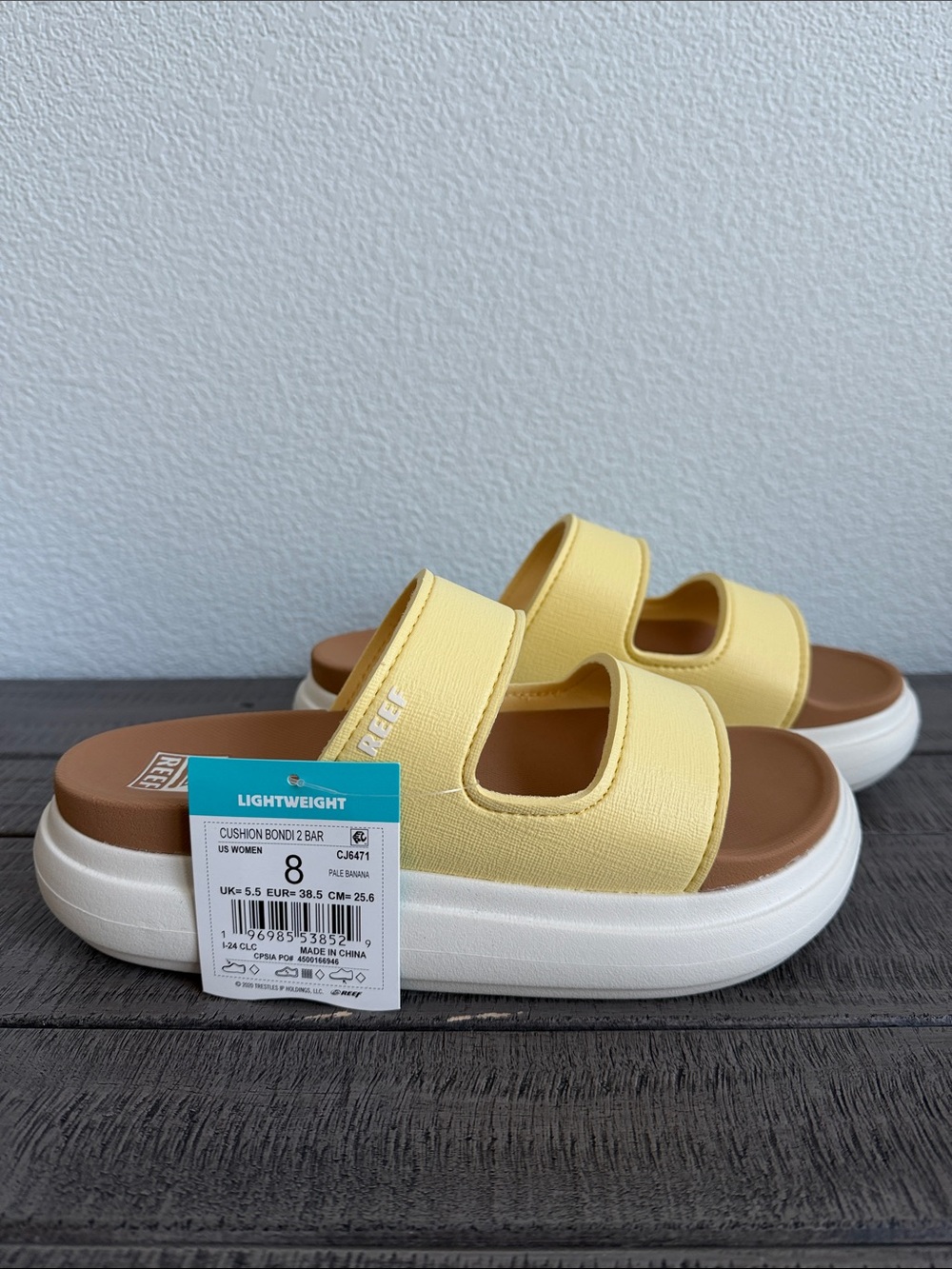 Reef Women's Cushion Bondi 2 Bar Open Toe Sandals NWT